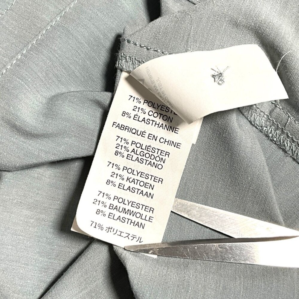 Vuori Bridge Short Sleeve Button Down Shirt Frost Grey Triple Size S - Picture 7 of 9
